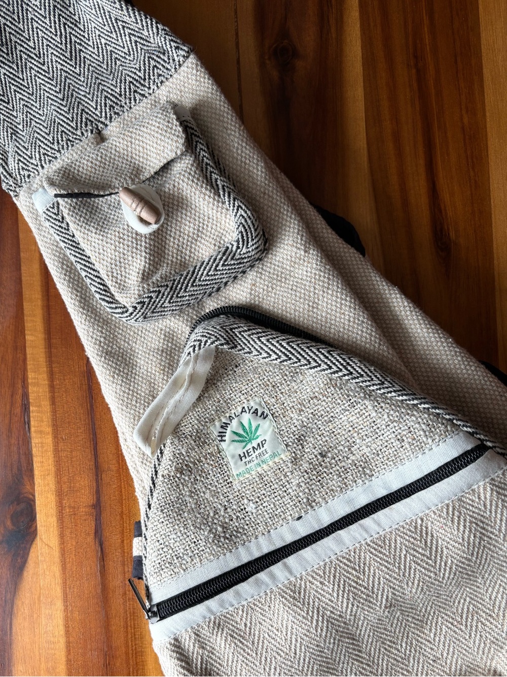 HIMALAYAN HEMP Convertible Sling Backpack
